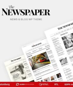 The newspaper magazine editorial wordpress theme - World Plugins GPL - Gpl plugins cheap