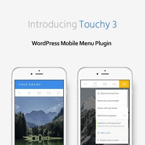 Touchy wordpress mobile menu plugin - World Plugins GPL - Gpl plugins cheap