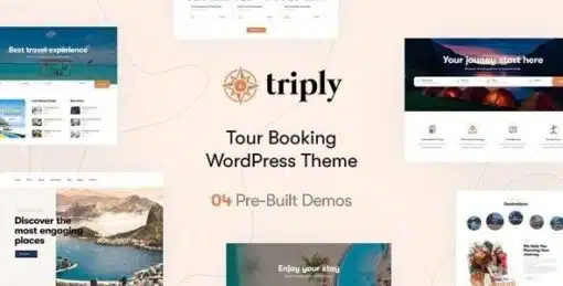 Triply tour booking wordpress theme - World Plugins GPL - Gpl plugins cheap