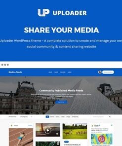 Uploader advanced media sharing theme - World Plugins GPL - Gpl plugins cheap