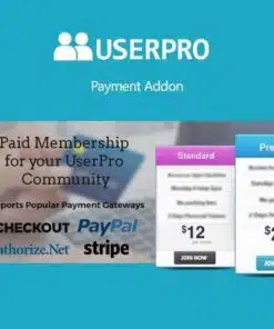 Userpro payment add on - World Plugins GPL - Gpl plugins cheap