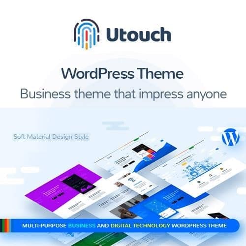 Utouch startup multi purpose business and digital technology wordpress theme - World Plugins GPL - Gpl plugins cheap