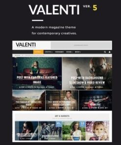 Valenti wordpress hd review magazine news theme - World Plugins GPL - Gpl plugins cheap