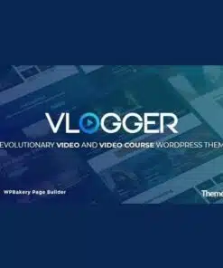 Vlogger professional video and tutorials wordpress theme - World Plugins GPL - Gpl plugins cheap