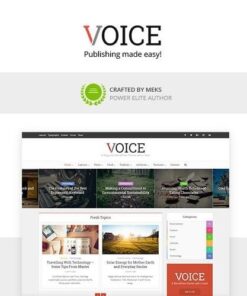 Voice clean news magazine wordpress theme - World Plugins GPL - Gpl plugins cheap