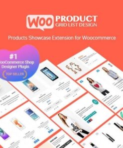 Woo product grid list design responsive products showcase extension for woocommerce - World Plugins GPL - Gpl plugins cheap