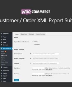 Woocommerce customer order xml export suite - World Plugins GPL - Gpl plugins cheap