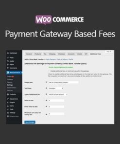 Woocommerce payment gateway based fees - World Plugins GPL - Gpl plugins cheap