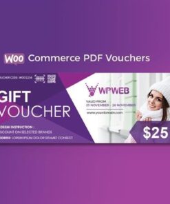 Woocommerce pdf vouchers - World Plugins GPL - Gpl plugins cheap