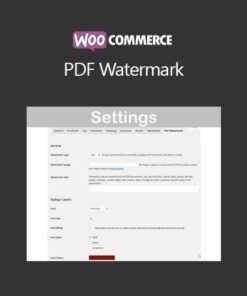 Woocommerce pdf watermark - World Plugins GPL - Gpl plugins cheap