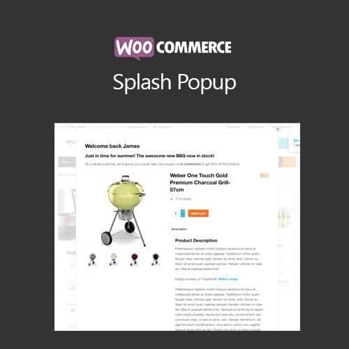 Woocommerce splash popup - World Plugins GPL - Gpl plugins cheap