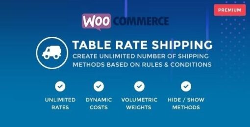 Woocommerce table rate shipping - World Plugins GPL - Gpl plugins cheap