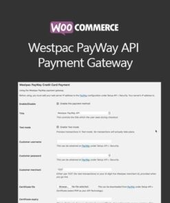 Woocommerce westpac payway api payment gateway - World Plugins GPL - Gpl plugins cheap