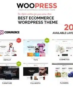 Woopress responsive ecommerce wordpress theme - World Plugins GPL - Gpl plugins cheap