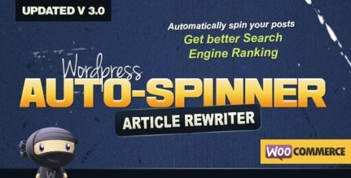 Wordpress auto spinner articles rewriter - World Plugins GPL - Gpl plugins cheap