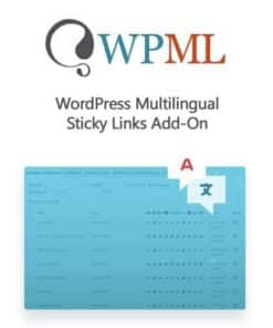Wordpress multilingual sticky links add on - World Plugins GPL - Gpl plugins cheap
