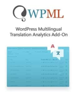 Wordpress multilingual translation analytics add on - World Plugins GPL - Gpl plugins cheap