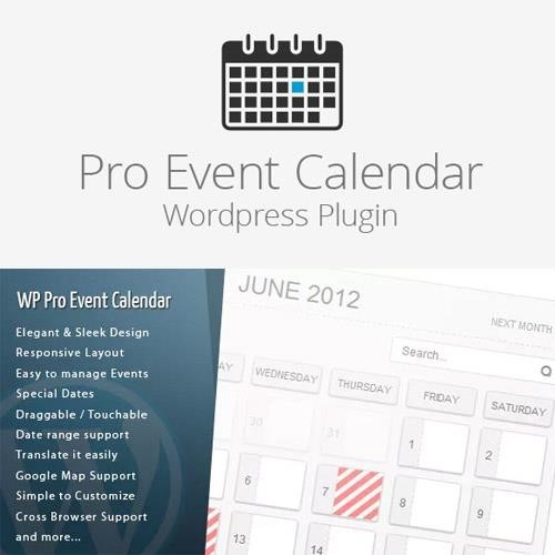 Wordpress pro event calendar - World Plugins GPL - Gpl plugins cheap