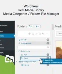 Wordpress real media library media categories folders file manager - World Plugins GPL - Gpl plugins cheap