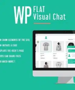 Wp flat visual chat live chat and remote view for wordpress - World Plugins GPL - Gpl plugins cheap