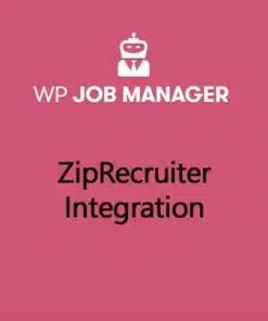 Wp job manager ziprecruiter integration addon - World Plugins GPL - Gpl plugins cheap