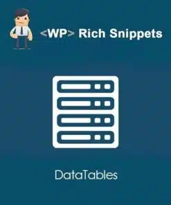 Wp rich snippets datatables - World Plugins GPL - Gpl plugins cheap