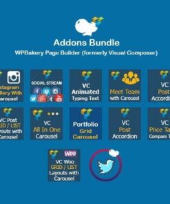 Wpbakery page builder addons bundle formerly visual composer - World Plugins GPL - Gpl plugins cheap
