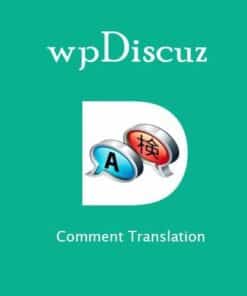 Wpdiscuz comment translation - World Plugins GPL - Gpl plugins cheap