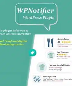 Wpnotifier notification wordpress marketing plugin for visitors attention and social proof - World Plugins GPL - Gpl plugins cheap