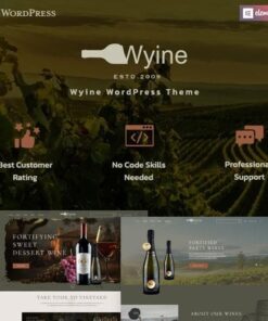 Wyine wine shop theme - World Plugins GPL - Gpl plugins cheap