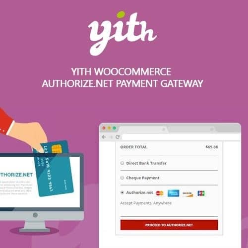 Yith woocommerce authorize net payment gateway premium - World Plugins GPL - Gpl plugins cheap